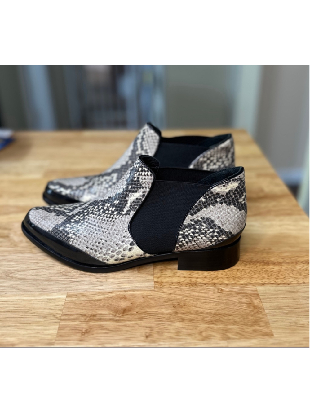 Women's Pour La Victoire Animal Cameron Mixed Media Ankle Boots 7.5
